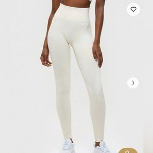 Womens best move cream  seamless leggings XS